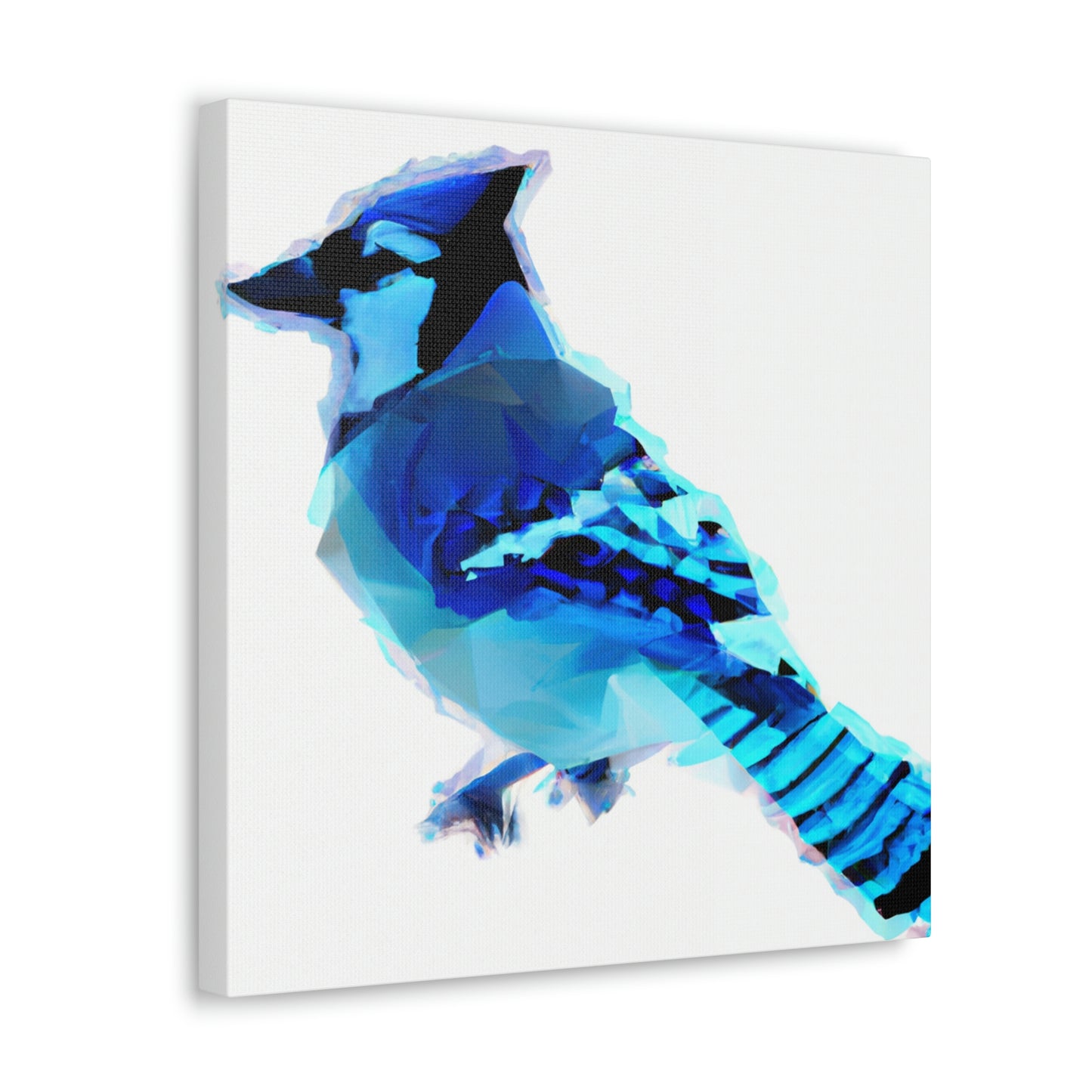 "Blue Jay Reflection Art" - Canvas