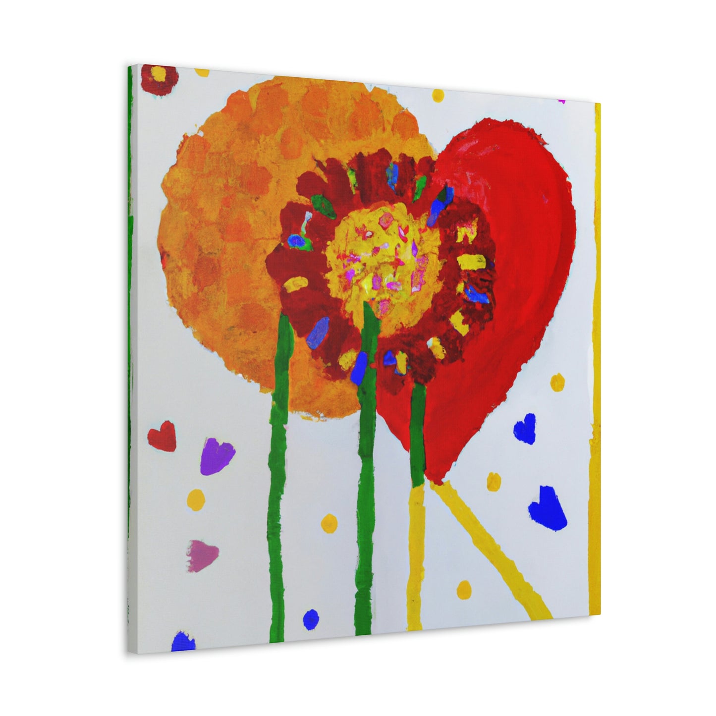 "Love Blooms Forever" - Canvas