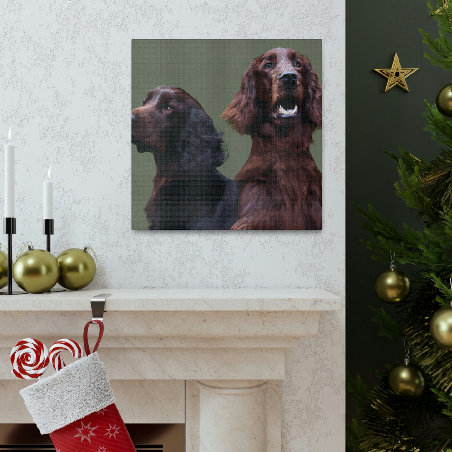 "A Simple Irish Setter" - Canvas