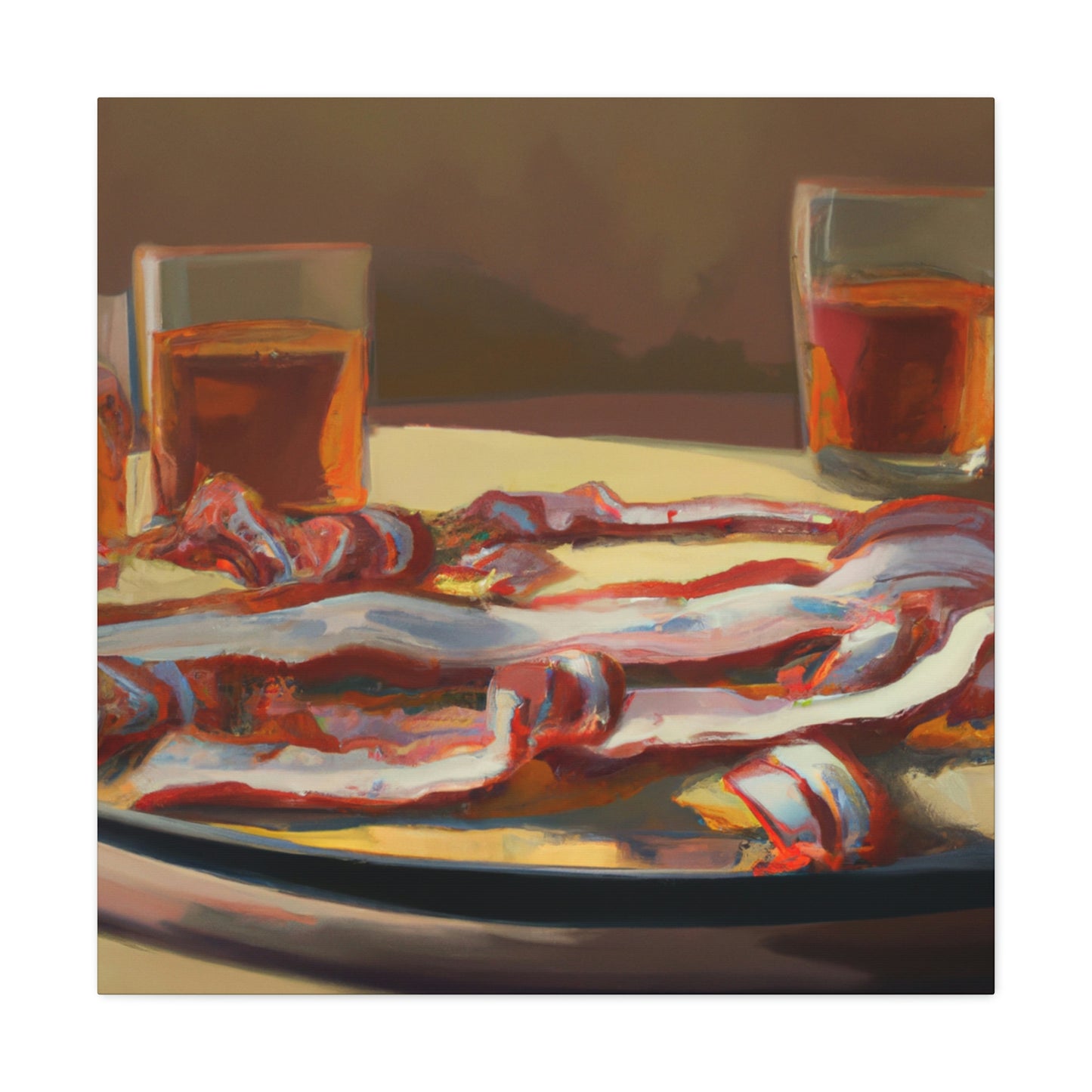 "Bacon in Hyperrealism" - Canvas