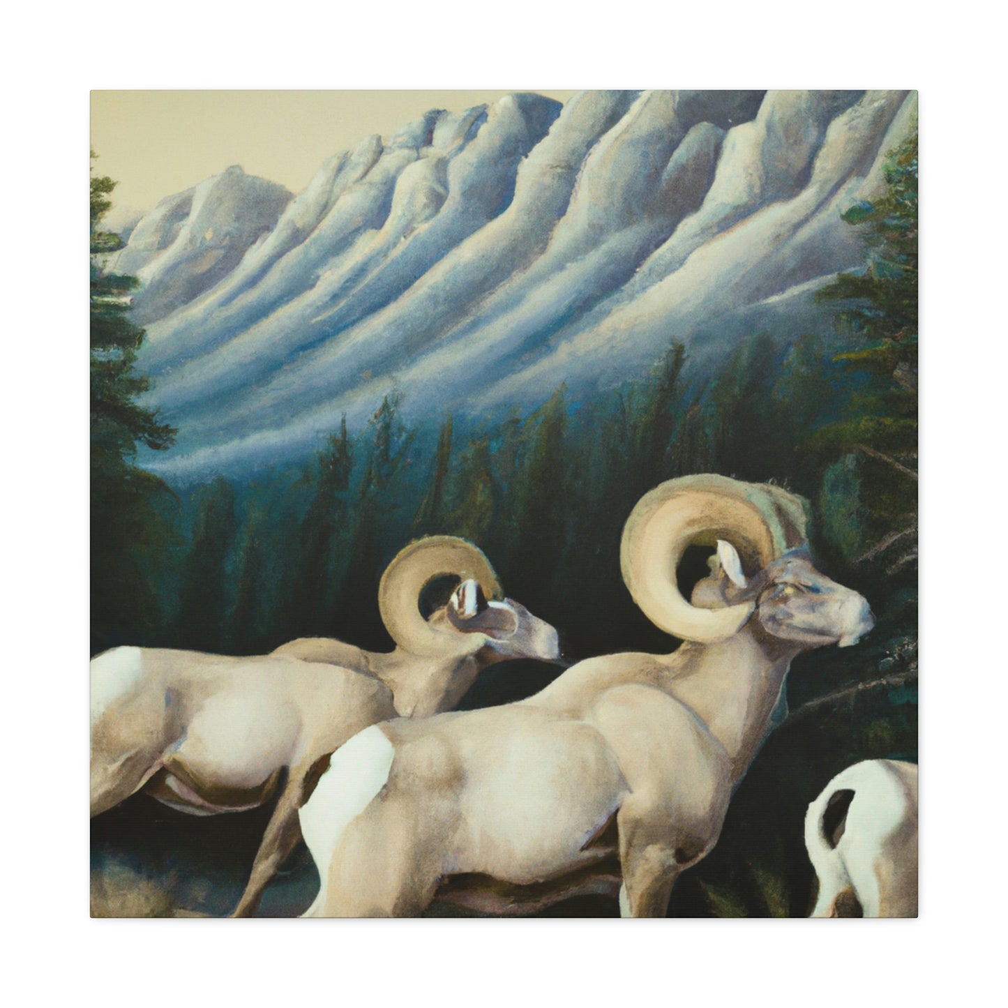 "Big Horn Regality" - Canvas