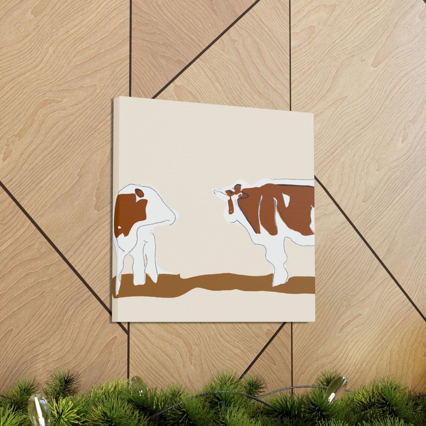 Cows in Simplicity - Canvas