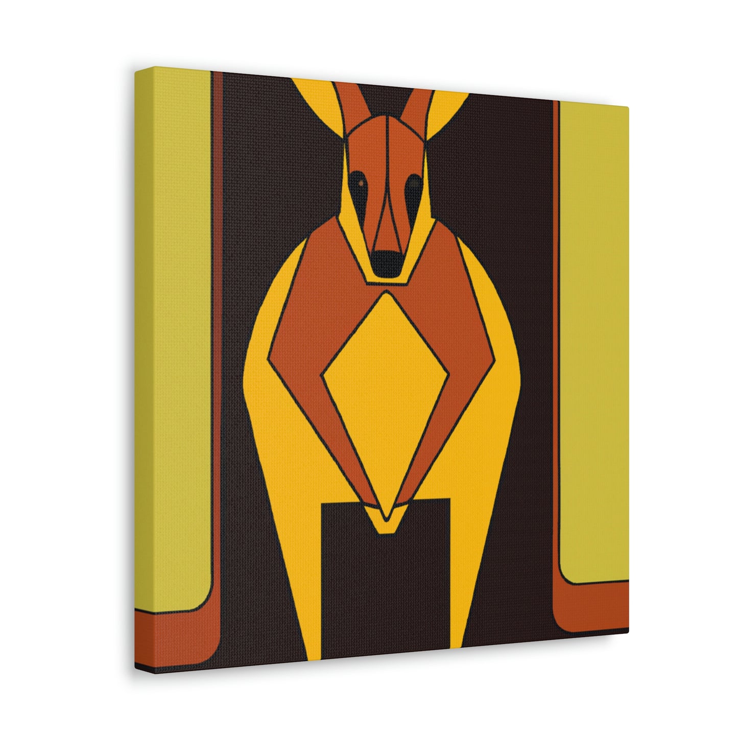 "Waltzing Wallaby Wonders" - Canvas