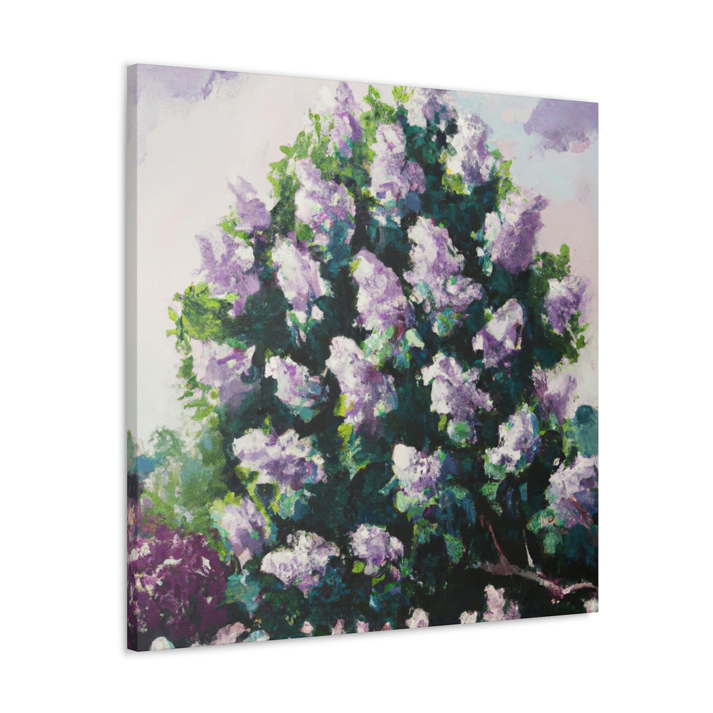 "Lilac in Abstraction" - Canvas