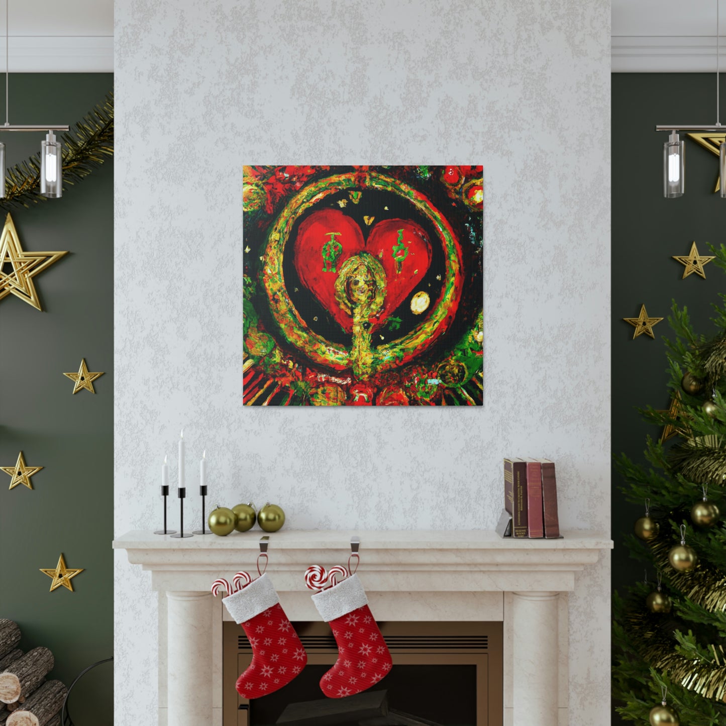 Love's Radiant Halo - Canvas