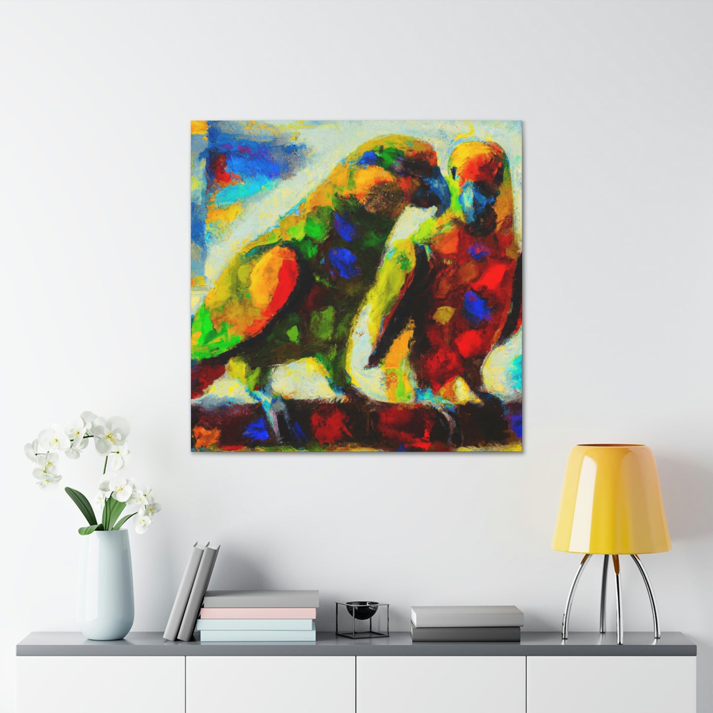 "Pionus Mystic Journey" - Canvas