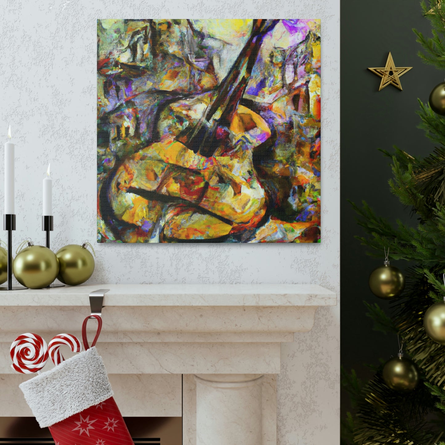 "Mandolin Melodies Music" - Canvas