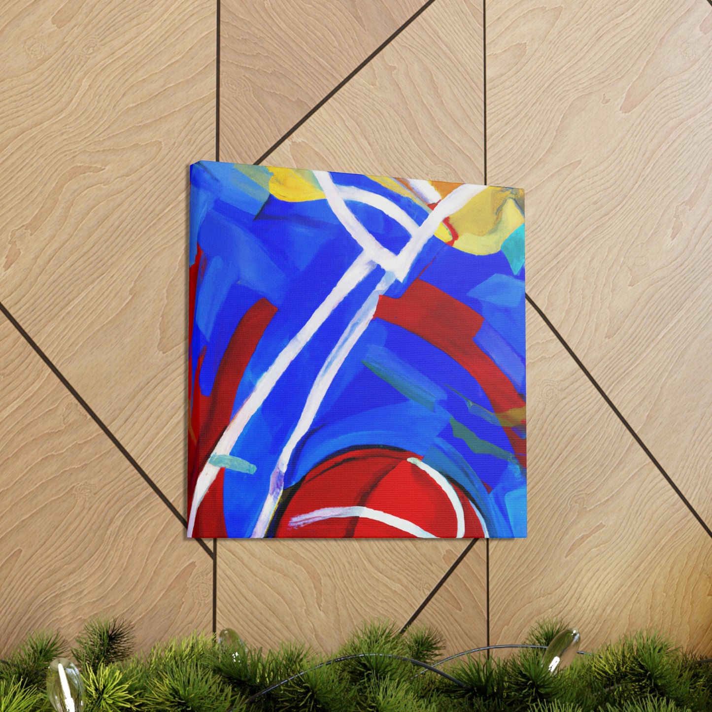 "Basketball: In Color" - Canvas