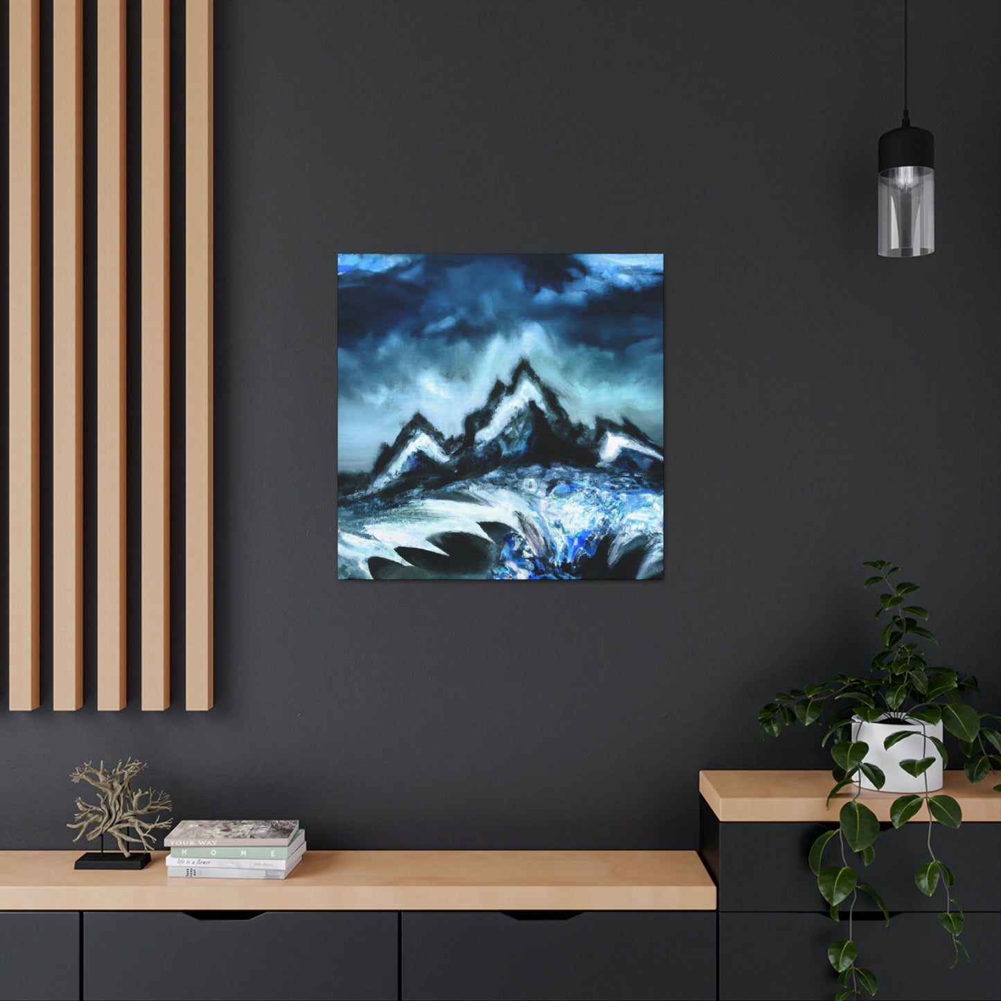 "Snowy Mountain Majesty" - Canvas