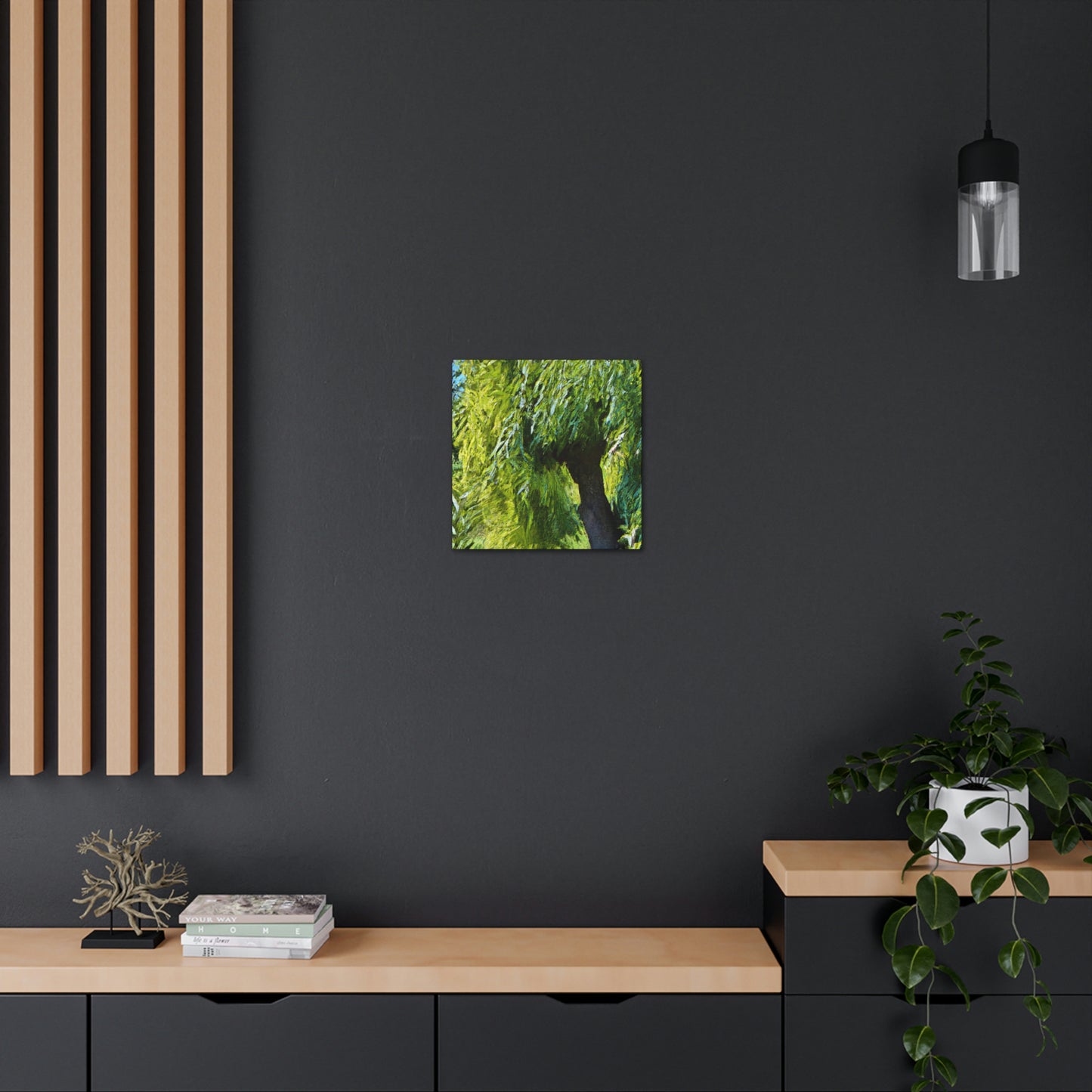 Willow by Moonlight - Canvas