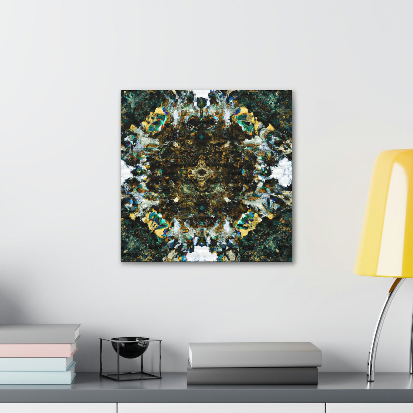 "Graceful Golden Gala" - Canvas