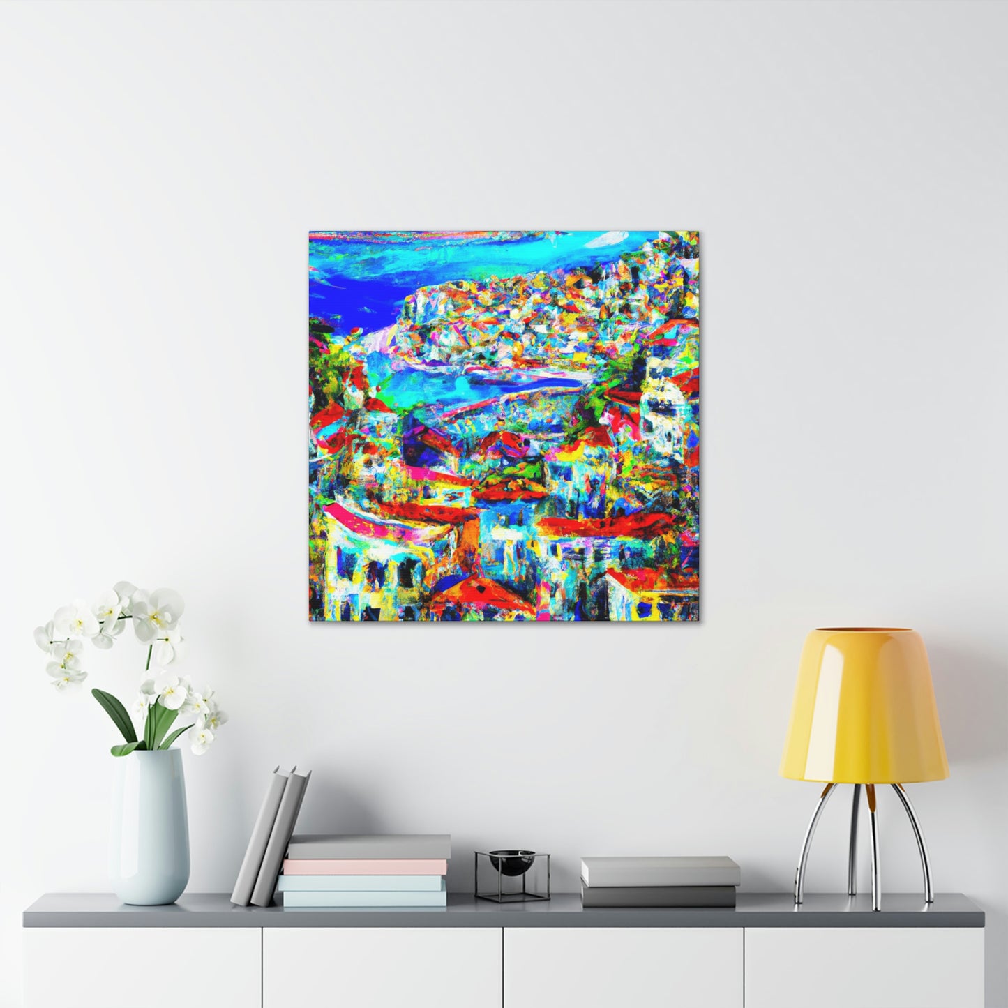 Moody Mediterranean Sea - Canvas