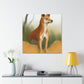 Dingo in the Outback - Canvas