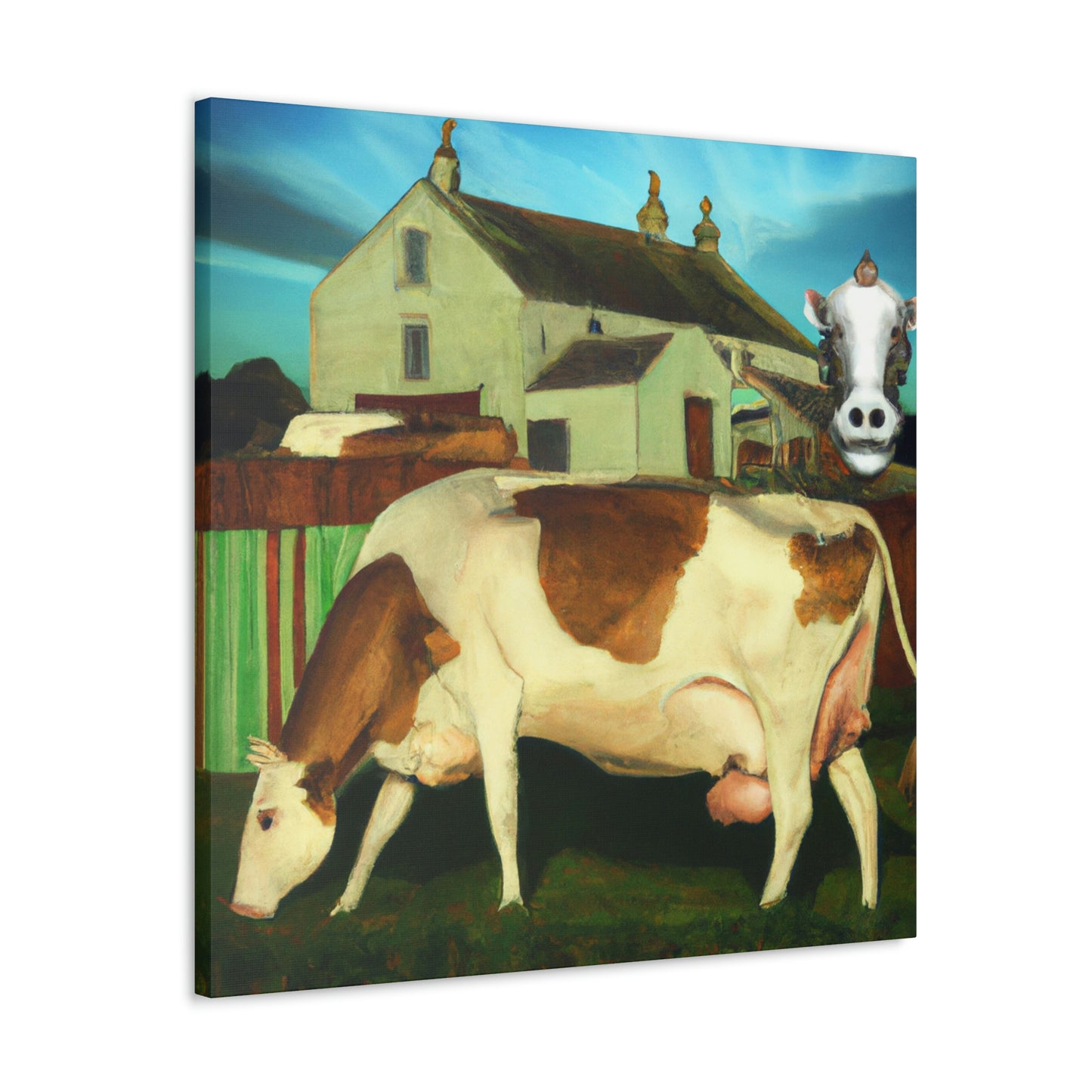 "Cow on the Pasture" - Canvas