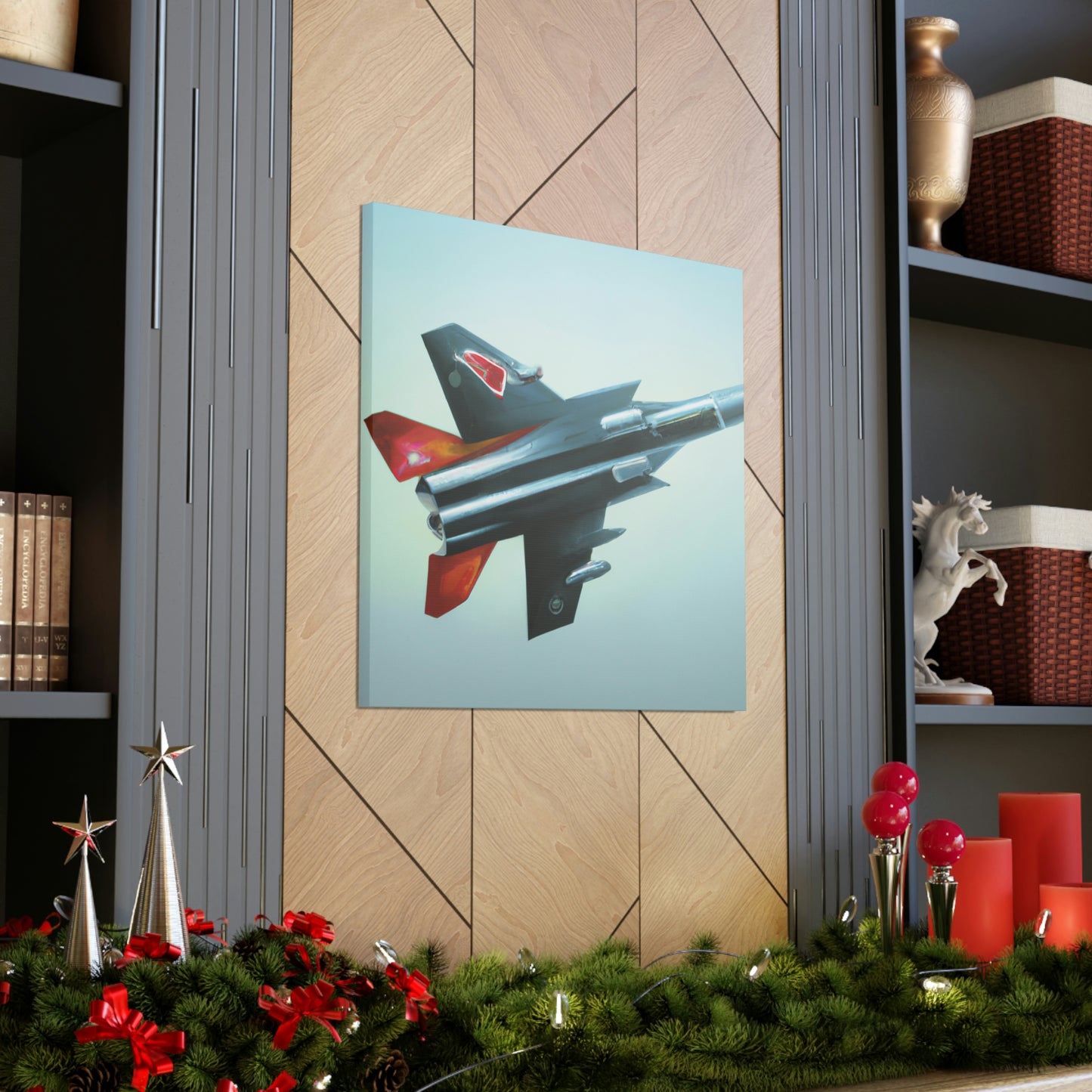 Aircraft In Flight. - Canvas