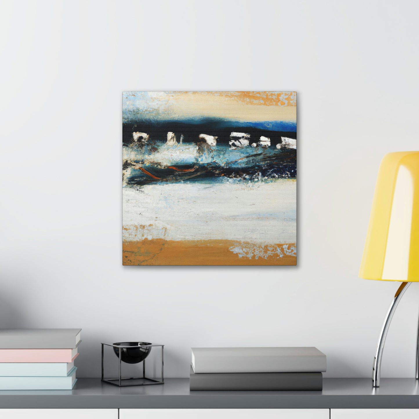 "Tides against the Seawall" - Canvas