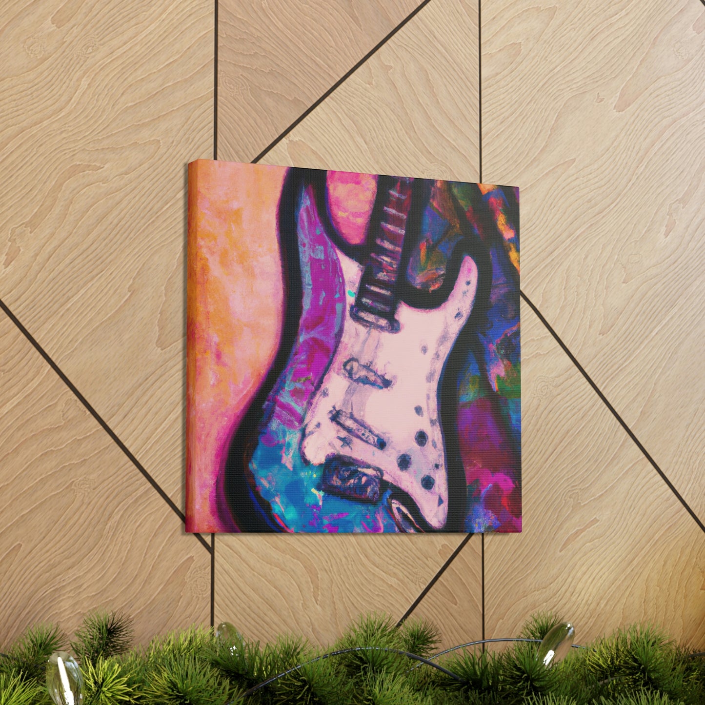 Fender in Abstract Form - Canvas