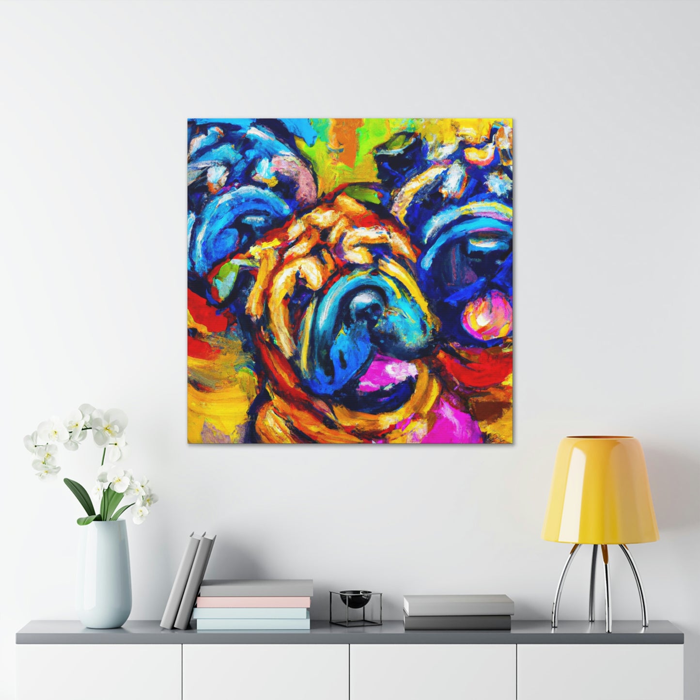 Shar Pei Dreamscape - Canvas