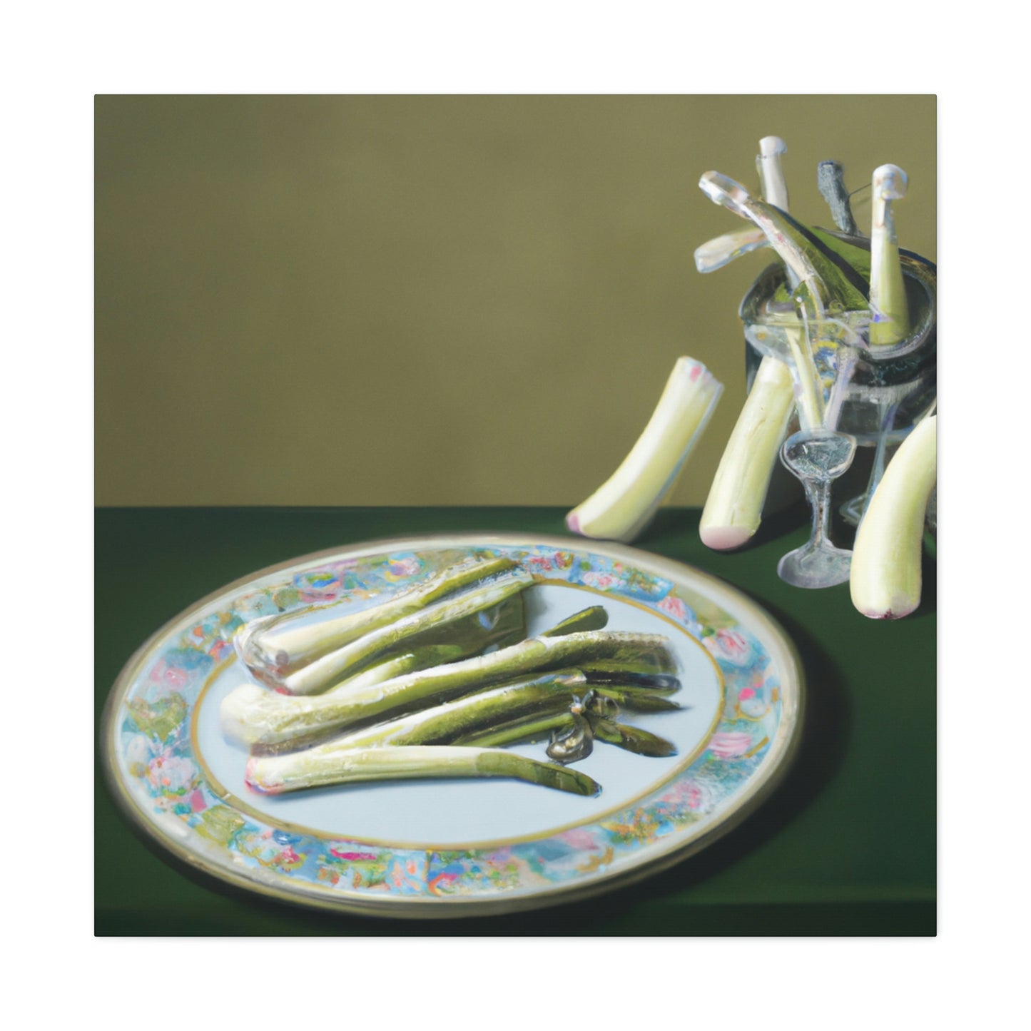 "The Asparagus Harvest" - Canvas