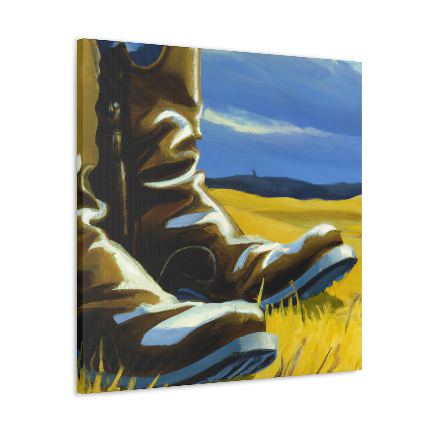 "Boots of Antiquity" - Canvas