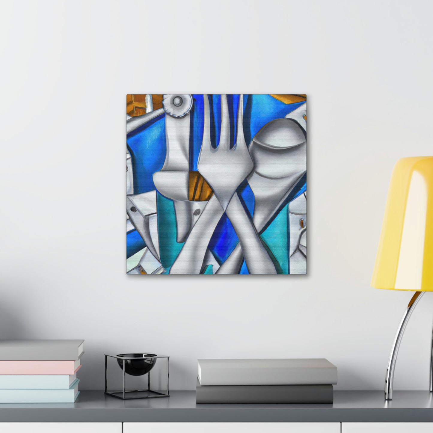 Silverware in Reflection - Canvas