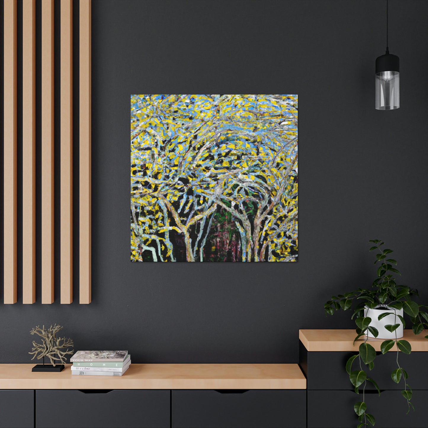 "Dogwood in Expressionism" - Canvas