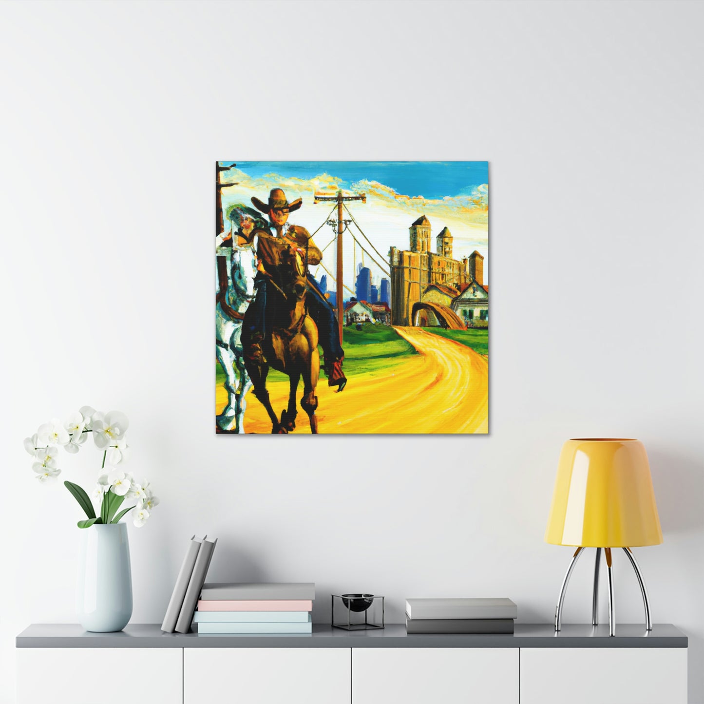 Frontier Town Splendor - Canvas