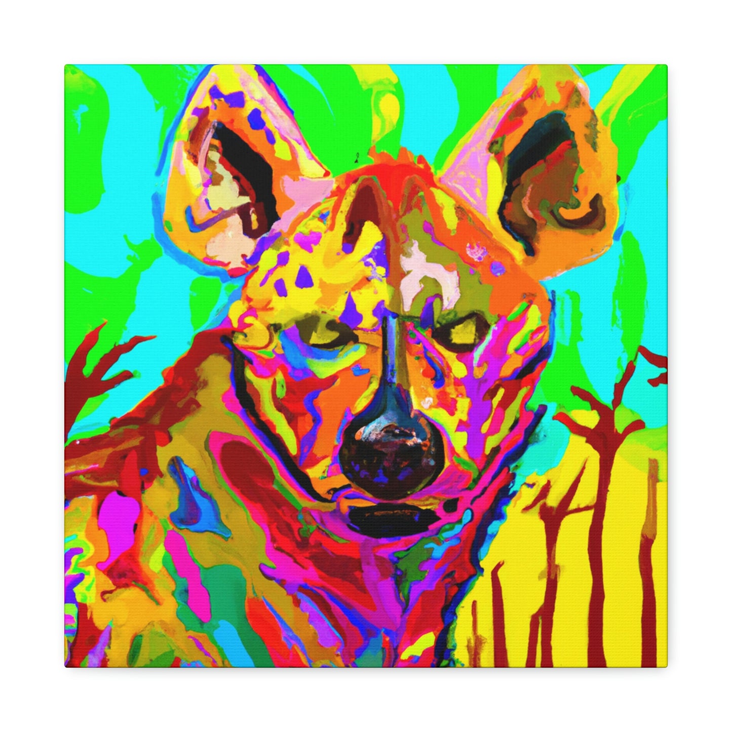 "Hyena in the City" - Canvas