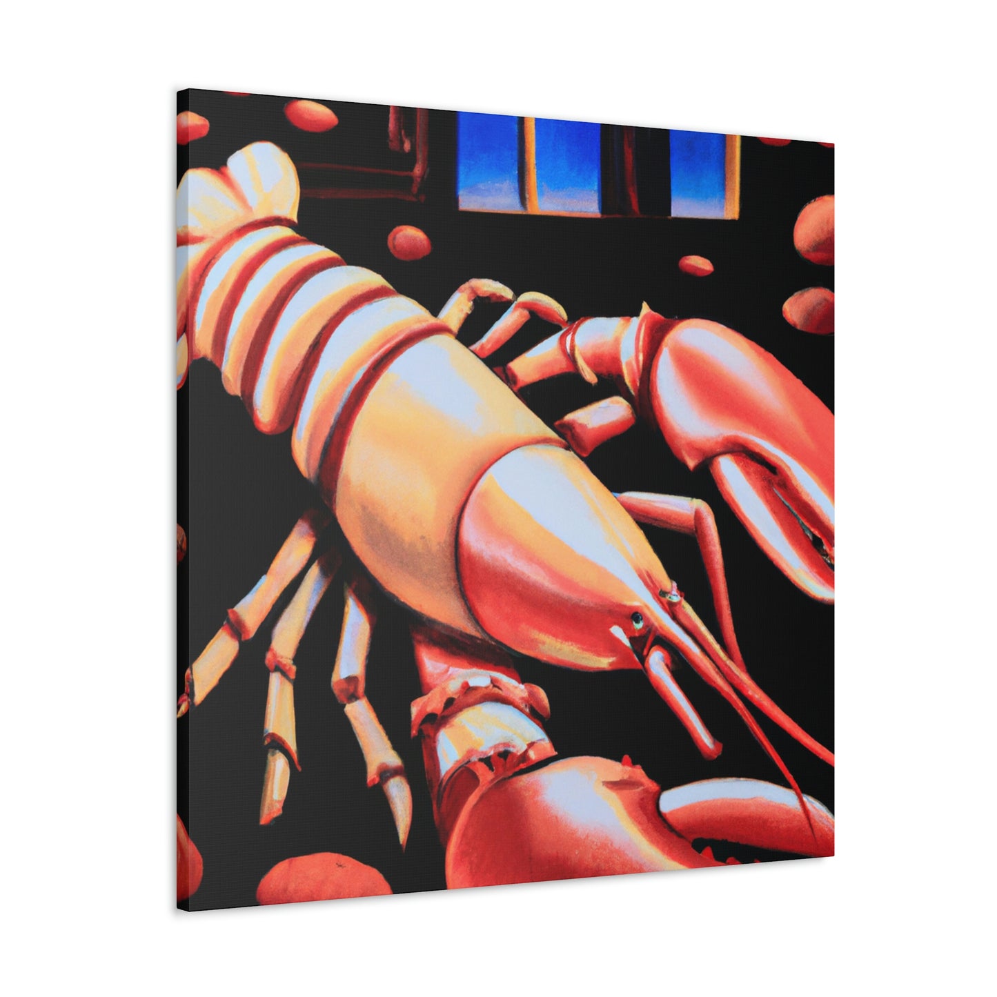 Lobster Lips Sparkle - Canvas