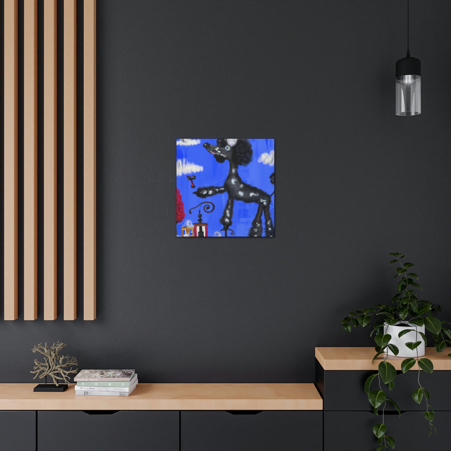 Poodle in Dreamland - Canvas