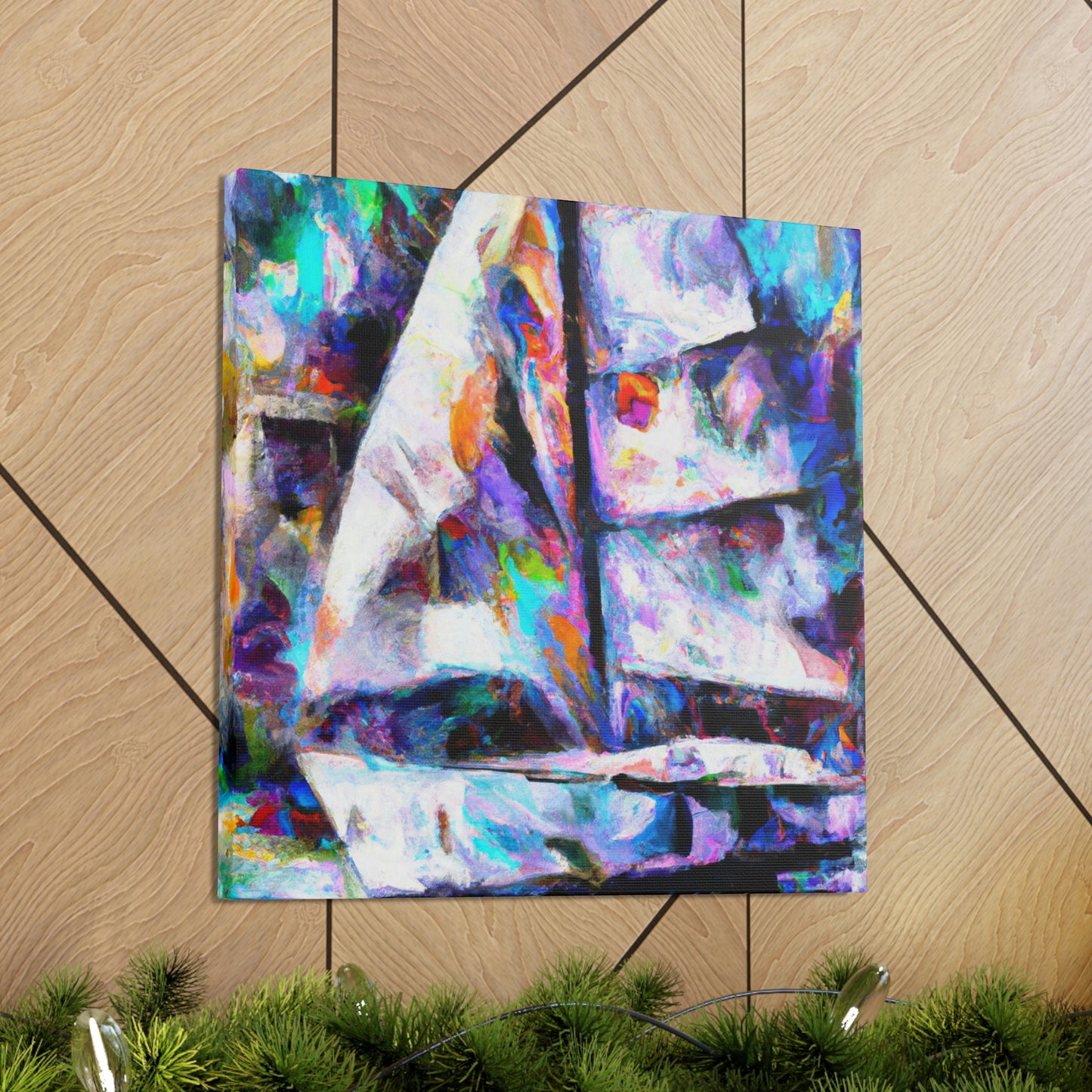 Sailboat in Abstraction - Canvas