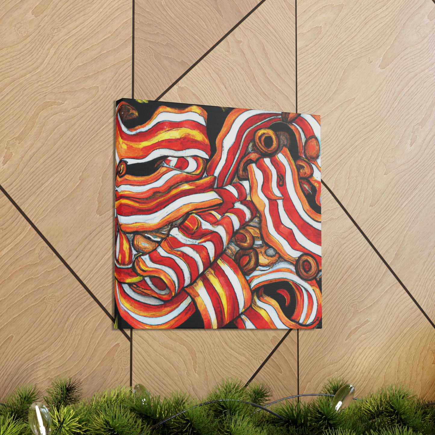 "Bacon Delight Painting" - Canvas