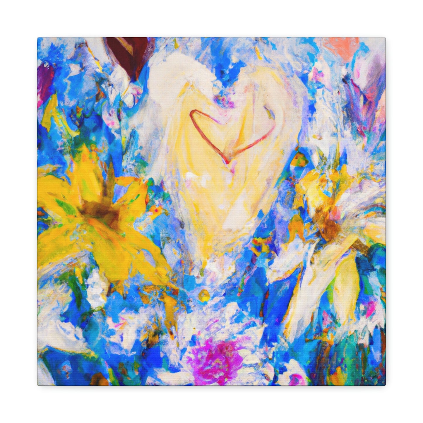 "Love Blossoms Forever" - Canvas