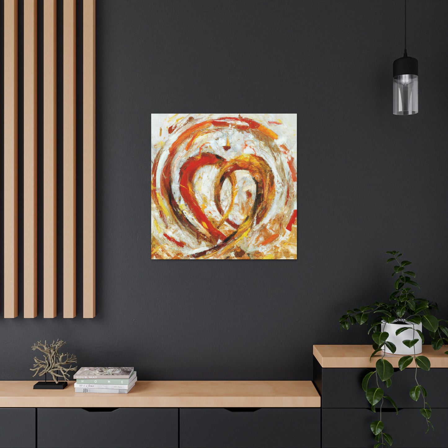 Wedding Rings Abstraction - Canvas