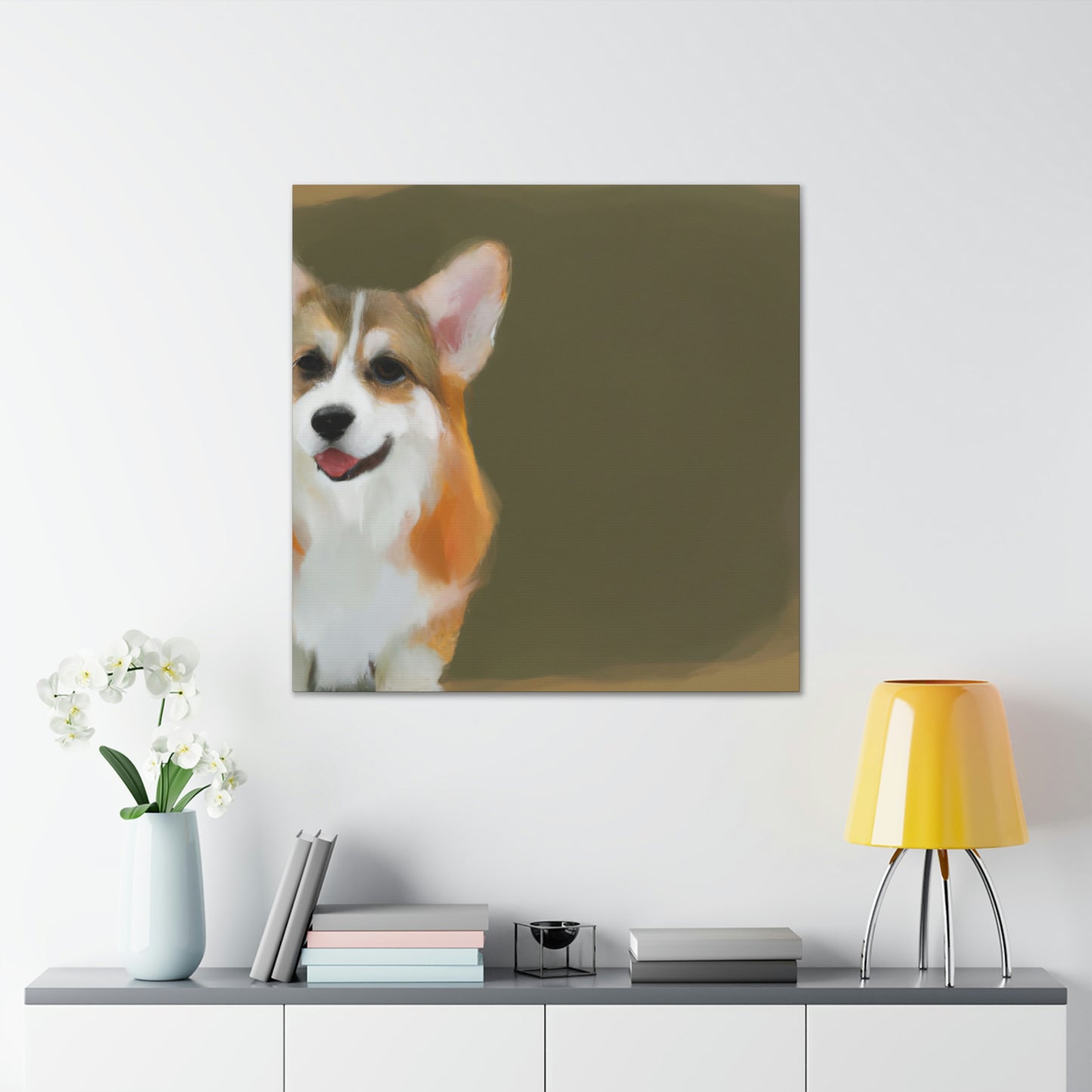 "Companionship of Corgis" - Canvas