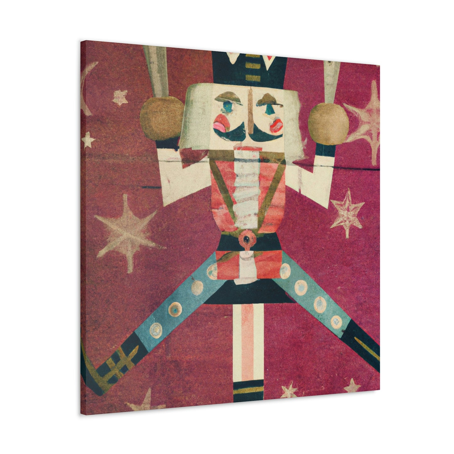 Nutcracker in Glitter - Canvas