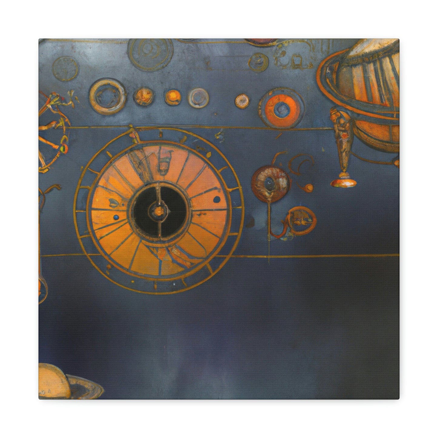 Steampunk Solar Sky - Canvas