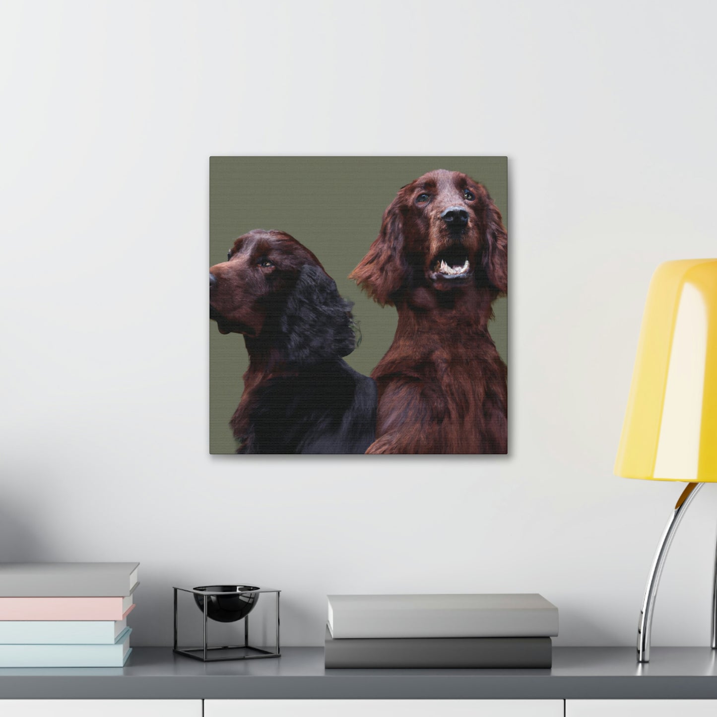 "A Simple Irish Setter" - Canvas