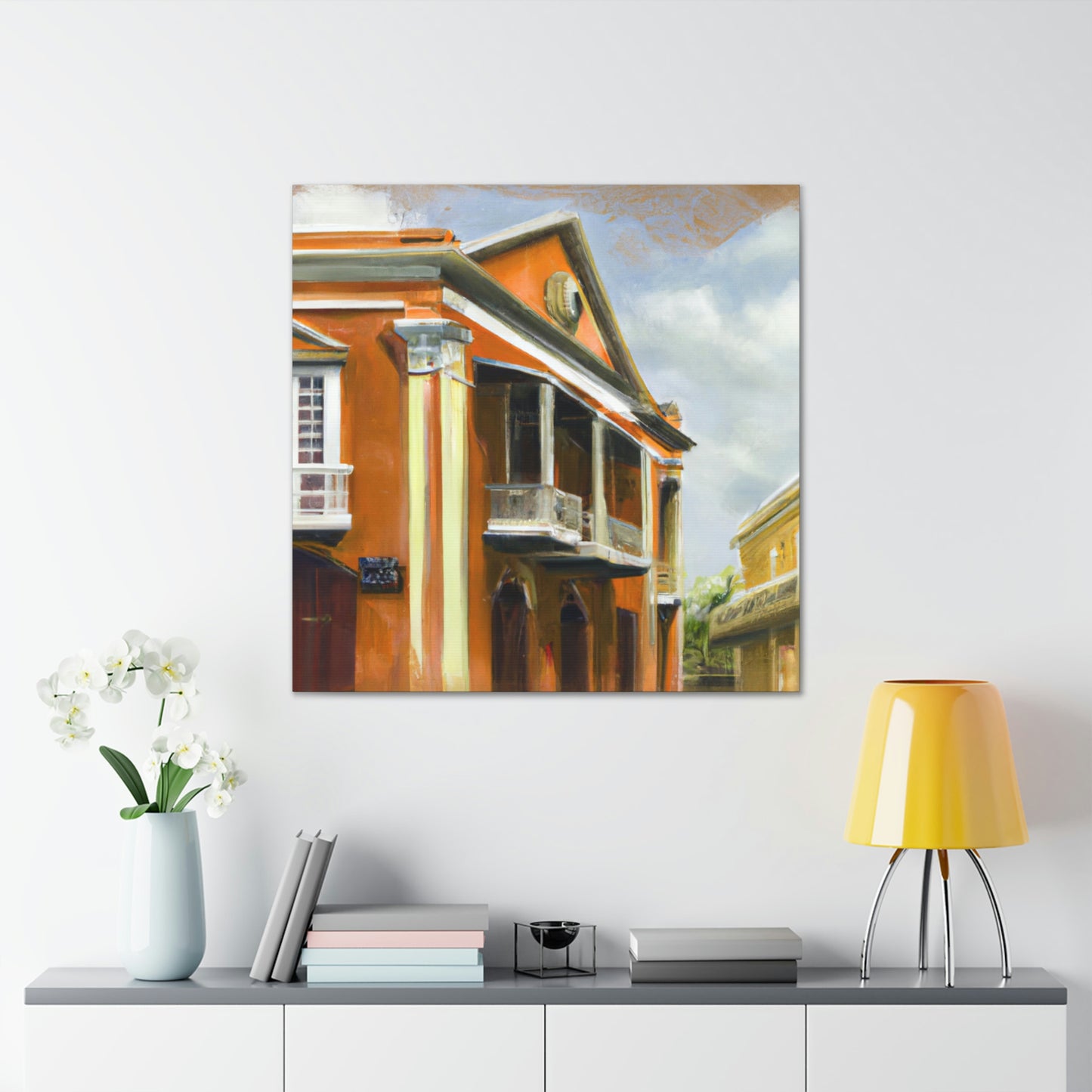 "Colonial Exploration Sunrise" - Canvas