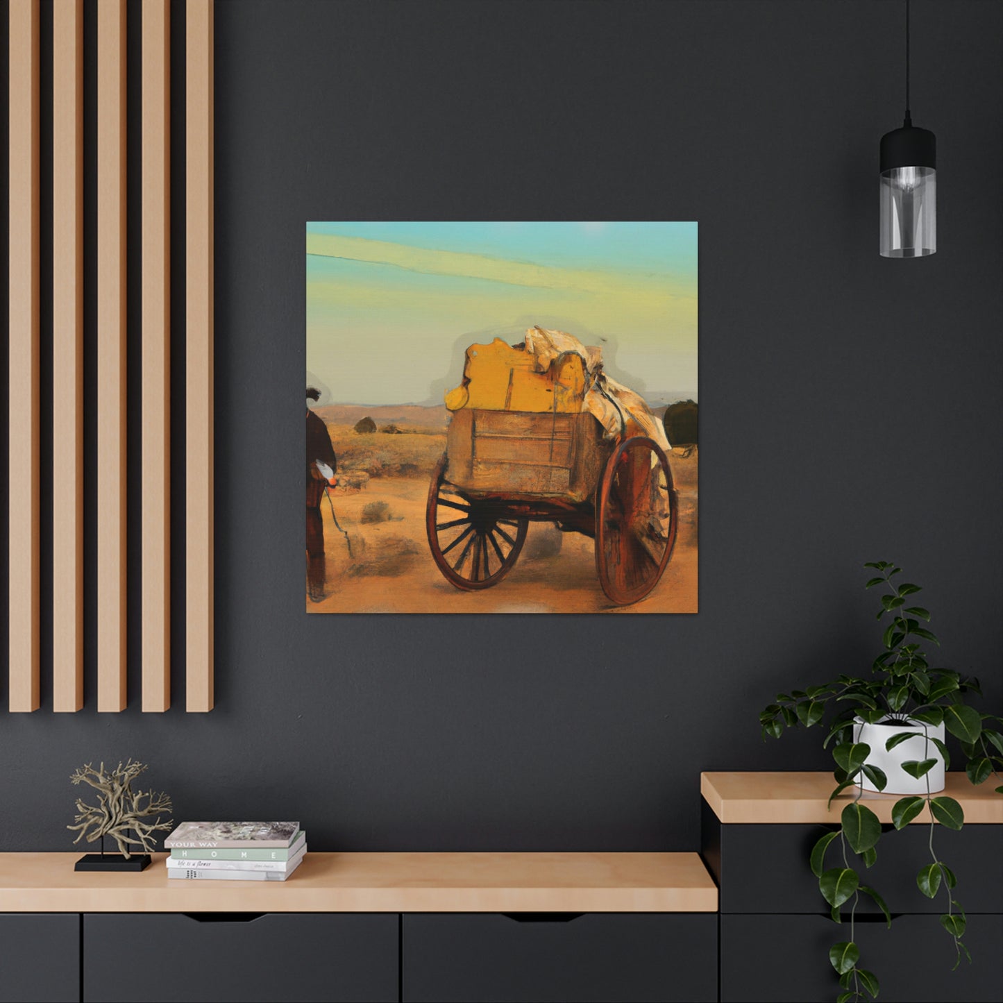 The Chuck Wagon Dance - Canvas