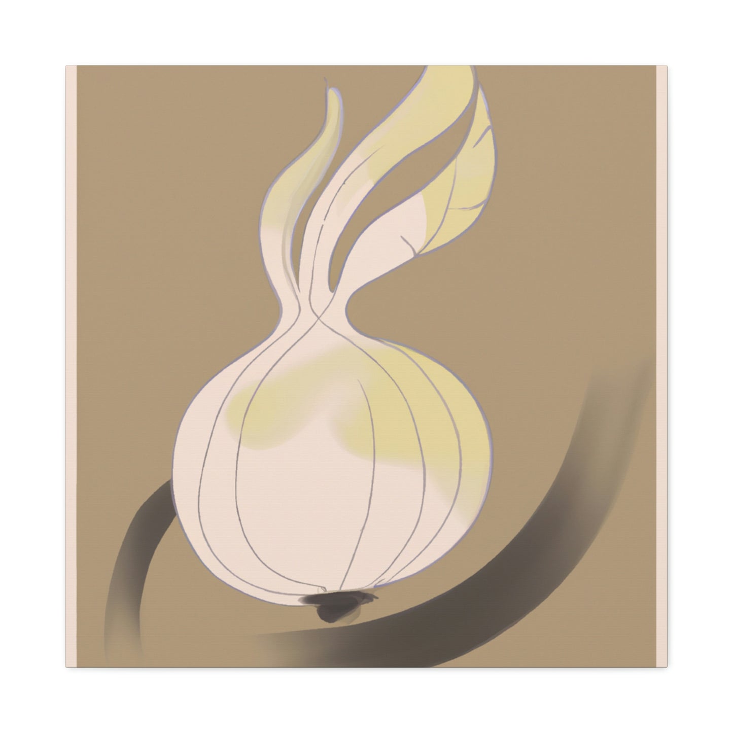 "Onion in Art Deco" - Canvas