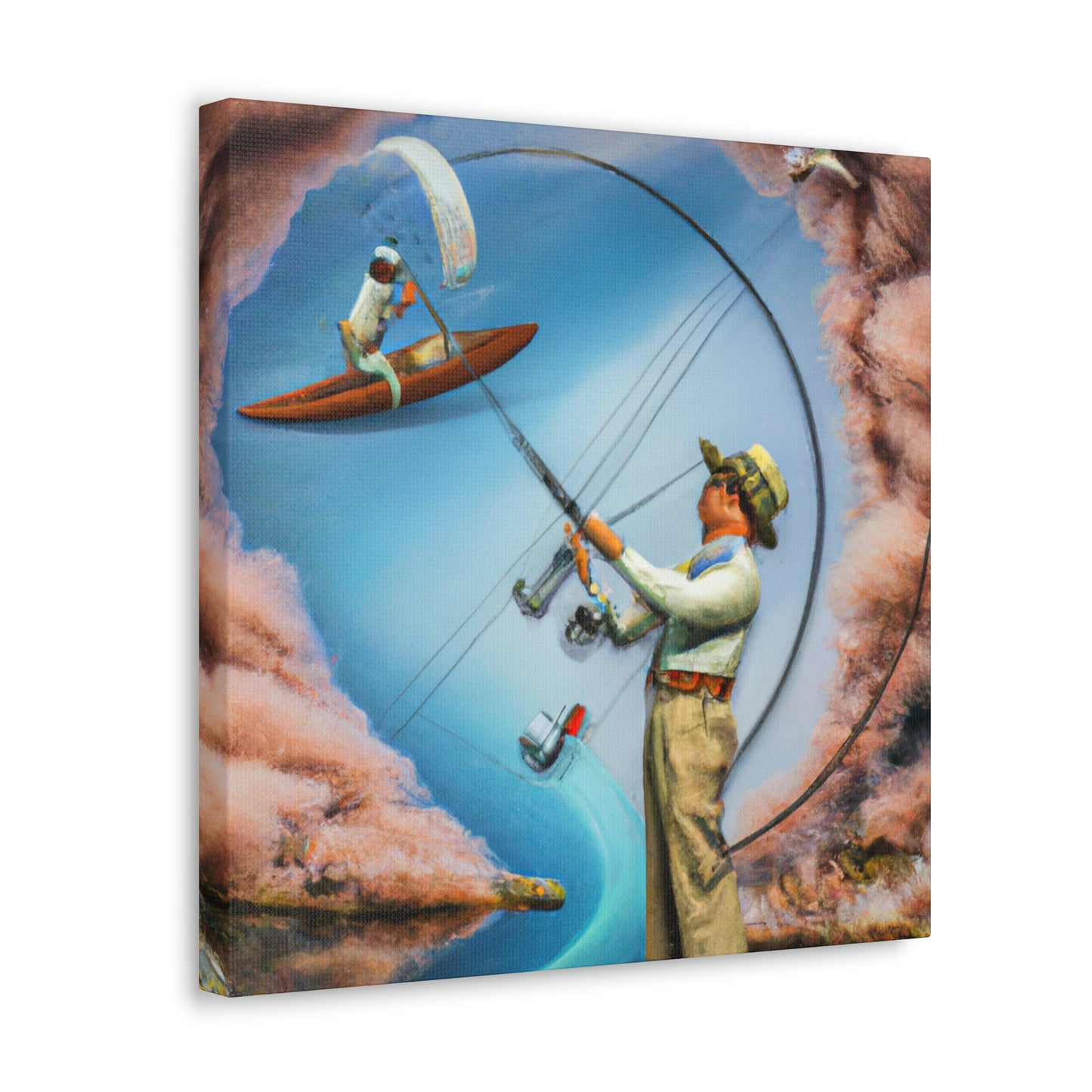 "Fly Fishing Fantasy Dream" - Canvas