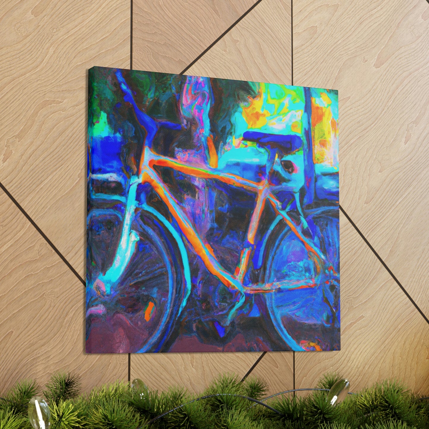 Ride The Bicycle Joy - Canvas