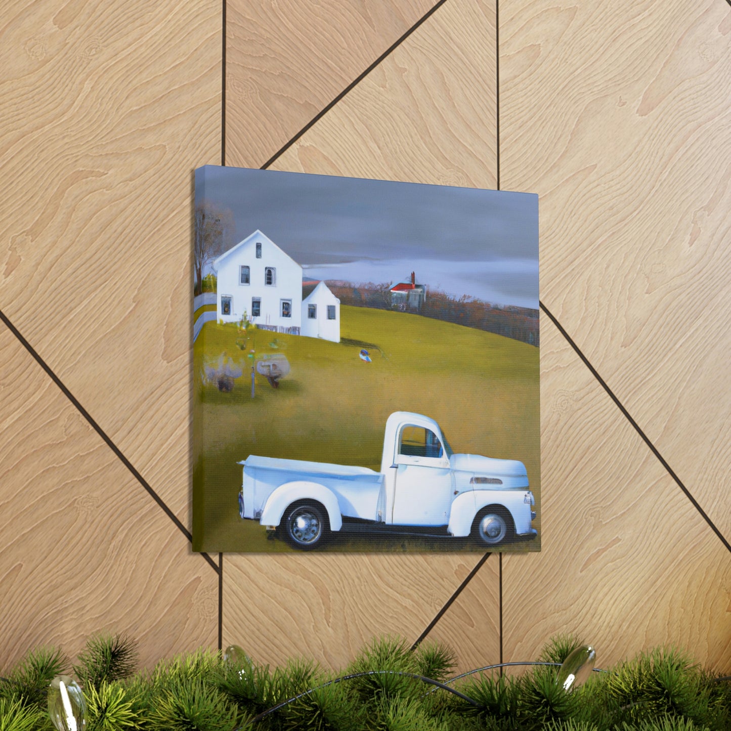 "Old Pickup Surreality" - Canvas