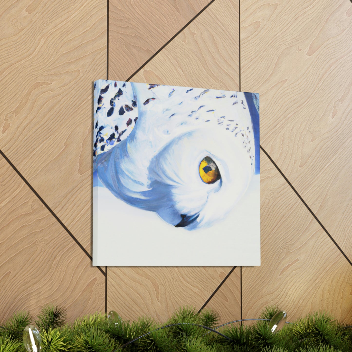 Snowy Owl Splendor - Canvas