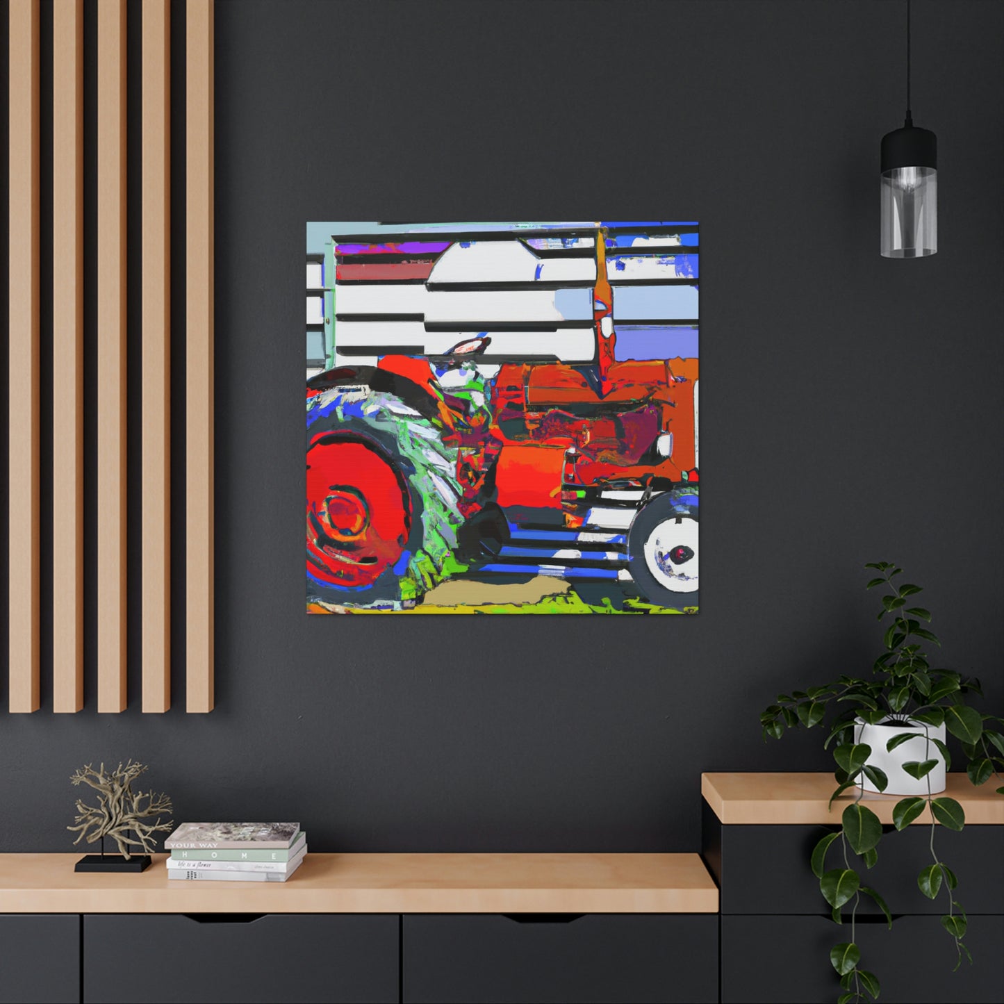 "Tractor of the Fields" - Canvas