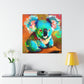 Koala in Azure Sky - Canvas