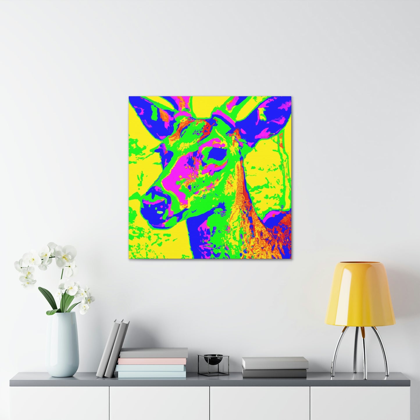 Whitetail Deer Pop Art - Canvas