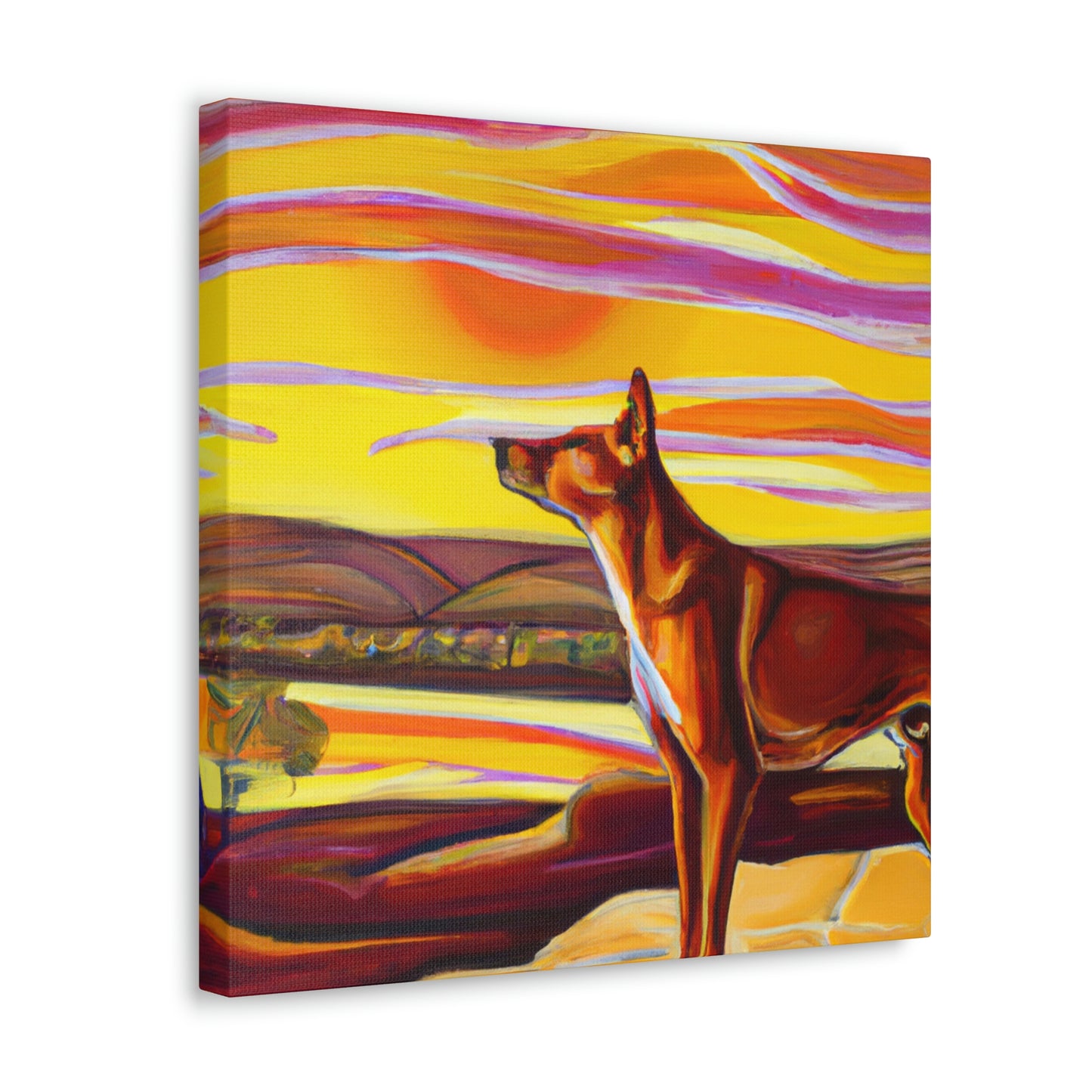 "Dingo in the Distance" - Canvas