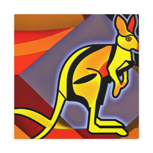 "Wallaby's Roaring Dance" - Canvas